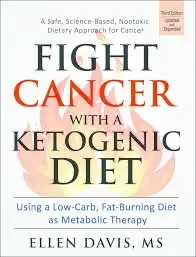 portada de un libro de dieta keto en el tratamiento del cáncer.