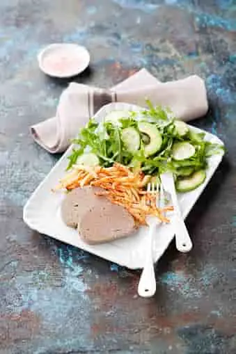 pate con verduras.